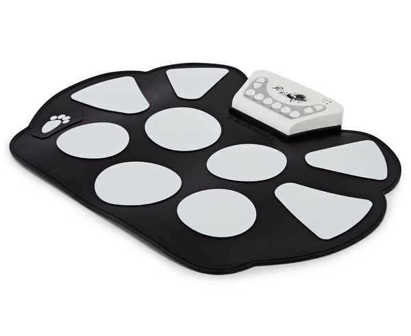 Thunda Roll Up Drum Kit - Black/White