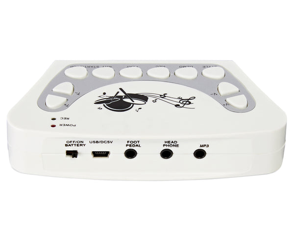 Thunda Roll Up Drum Kit - Black/White