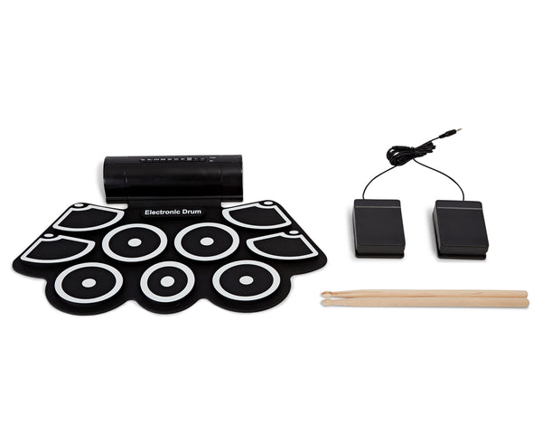 Thunda Electronic Drum Kit - Black