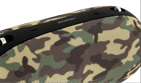Blaupunkt Camo Army Bluetooth Speaker - Black