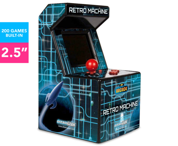 My Arcade DGUN-2577 Retro Machine w/200 Games - BlackBlue